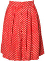 The Tilde - červená sukně s puntíky Circus