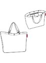 Nákupní taška Reisenthel Shopper XL Dots white