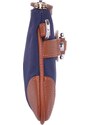 Aigner dámská kabelka tmavě modrá s okrasným řemínkem