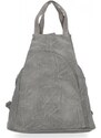 Dámská kabelka batůžek Hernan světle šedá HB0139