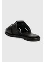 Kožené pantofle Gant Sanbrillo dámské, černá barva, 26561831.G00