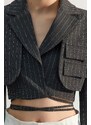 Women's blazer Trendyol Striped