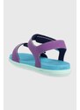 Dětské sandály Native fialová barva