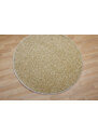 Vopi koberce Kusový koberec Color shaggy béžový kruh - 57x57 (průměr) kruh cm