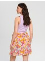 Sinsay - Mini sukně s ozdobným vázáním - oranžová