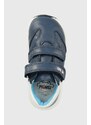 Dětské kožené sneakers boty Primigi tmavomodrá barva