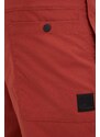 Outdoorové šortky Jack Wolfskin Desert červená barva