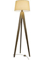 Light for home - Stojací lampa 9930 "TRION", 1x60W, E27, hnědá, přirozený ořech
