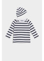 DĚTSKÝ SET GANT STRIPED TOP AND BEANIE bílá 80