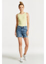 TOP GANT SUNFADED HIGH NECK RIB TANK TOP žlutá L