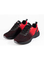 Men's sports shoes black and red DK