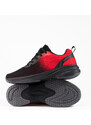 Men's sports shoes black and red DK