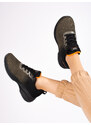 Sportovní dámské černé textilní boty DK