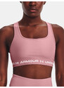 Under Armour Podprsenka UA Crossback Mid Bra-PNK - Dámské