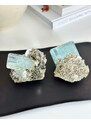 Gaia Crystal Akvamarín s muskovitem drúza Pákistán 394g AAA