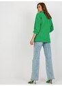 Fashionhunters Zelená dámská bunda s 3/4 rukávem od Adely