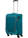 American Tourister Látkový cestovní kufr Pulsonic EXP M 64/74 l tmavě modrá