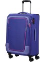 American Tourister Látkový cestovní kufr Pulsonic EXP M 64/74 l tmavě modrá