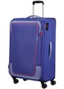 American Tourister Látkový cestovní kufr Pulsonic EXP XL 113/122 l fialová