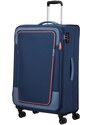 American Tourister Látkový cestovní kufr Pulsonic EXP XL 113/122 l fialová