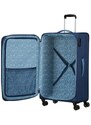 American Tourister Látkový cestovní kufr Pulsonic EXP XL 113/122 l fialová