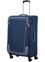 American Tourister Látkový cestovní kufr Pulsonic EXP XL 113/122 l fialová