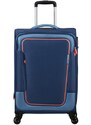 American Tourister Látkový cestovní kufr Pulsonic EXP M 64/74 l tmavě modrá