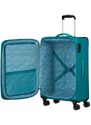 American Tourister Látkový cestovní kufr Pulsonic EXP M 64/74 l tmavě modrá