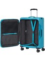 Samsonite Látkový cestovní kufr Litebeam EXP M 67/73 l tmavě modrá