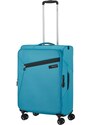 Samsonite Látkový cestovní kufr Litebeam EXP M 67/73 l tmavě modrá