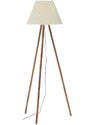 Béžová bavlněná stojací lampa Kave Home Benicarlo 149 cm