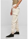 URBAN CLASSICS Ladies High Waist Cargo Pants - whitesand