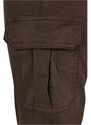 URBAN CLASSICS Ladies High Waist Cargo Pants - brown