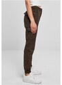 URBAN CLASSICS Ladies High Waist Cargo Pants - brown