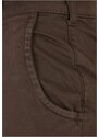 URBAN CLASSICS Ladies High Waist Cargo Pants - brown