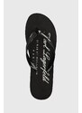 Žabky Karl Lagerfeld KOSTA MNS pánské, černá barva, KL71007