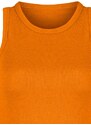 Trendyol Brown-Orange 2-Pack Fitted Crop, Corduroy, Stretchy Knit Undershirt
