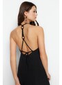 Trendyol Black Accessory Detailed Woven Dress