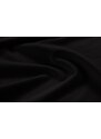 Černá sametová rohová pohovka Windsor & Co Leon 260 cm, levá