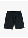 Koton Shorts Basic with Tie Waist Pocket Cotton Cotton