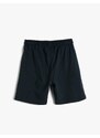 Koton Shorts Basic with Tie Waist Pocket Cotton Cotton