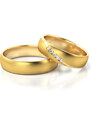 Linger Zlaté snubní prsteny 4269