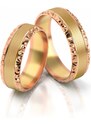 Linger Zlaté snubní prsteny 2099