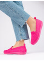 Textile slip-on sneakers Shelvt pink