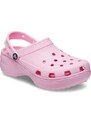 Dámské boty Crocs CLASSIC PLATFORM světle růžová