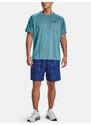 Under Armour Kraťasy UA Woven Emboss Short-BLU - Pánské