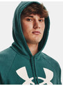 Under Armour Mikina UA Rival Fleece Big Logo HD-GRN - Pánské