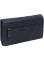 The Chesterfield Brand Dámská kožená peněženka RFID Hampton tmavě modrá