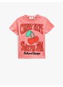 Koton Cherry T-Shirt Short Sleeve Round Neck Cotton