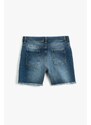 Koton Girls' Dark Indigo Shorts & Bermuda